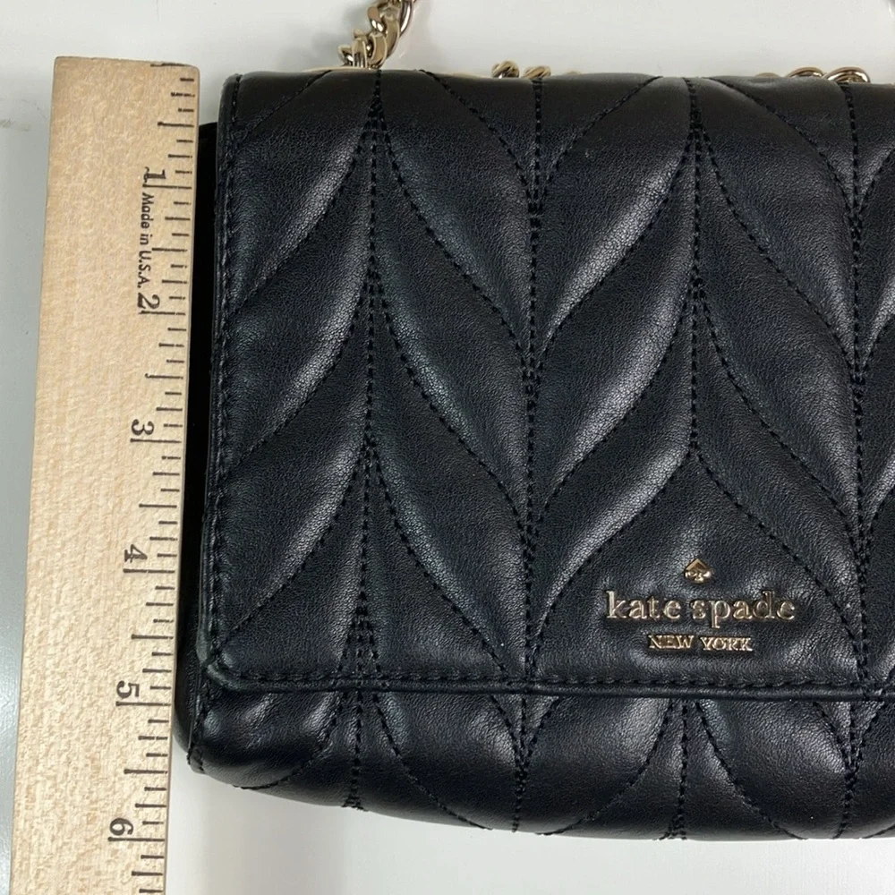 Kate Spade Bariar Lane Quilted Leather Mini‎ Evelyn Shoulder Purse Bag